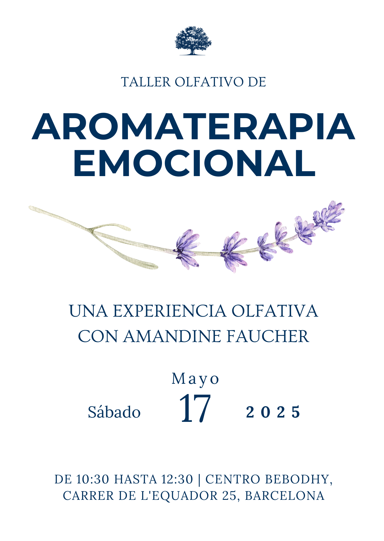 Taller de Aromaterapia Emocional — Sábado 17 de Mayo