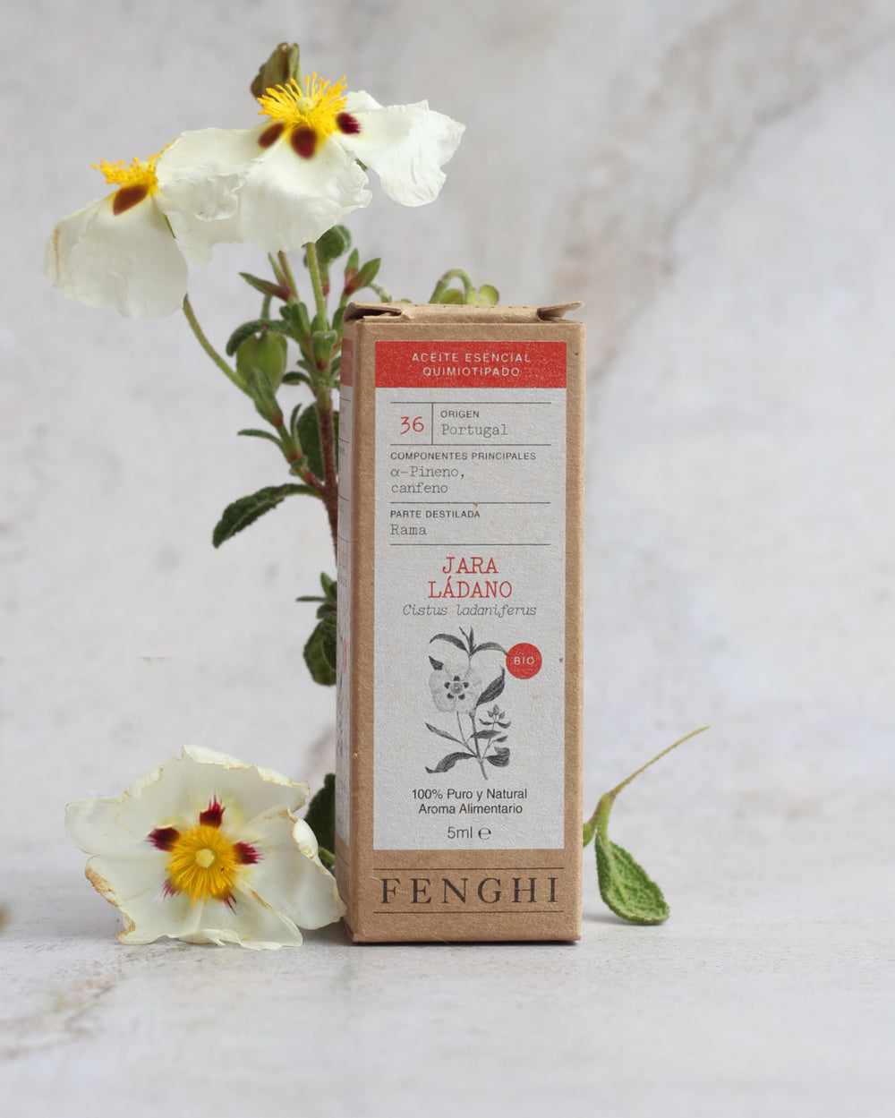 Aceite Esencial de Jara 100% Puro y Ecológico