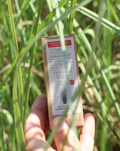 Aceite esencial de palmarosa BIO