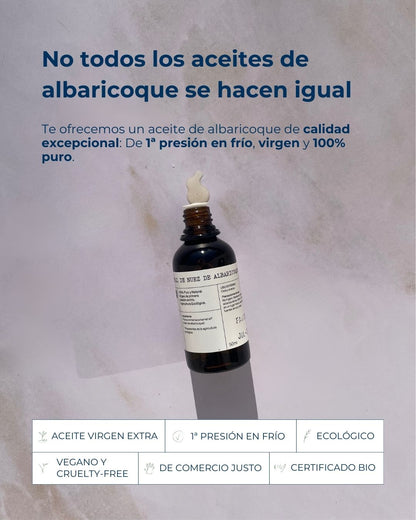 Aceite vegetal de nuez de albaricoque BIO 50ml