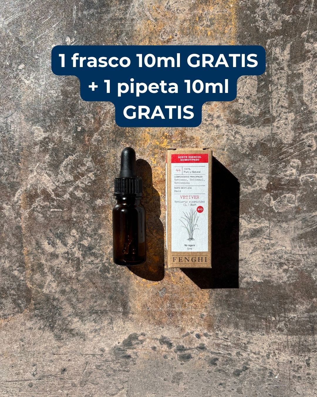 Aceite esencial de vetiver BIO