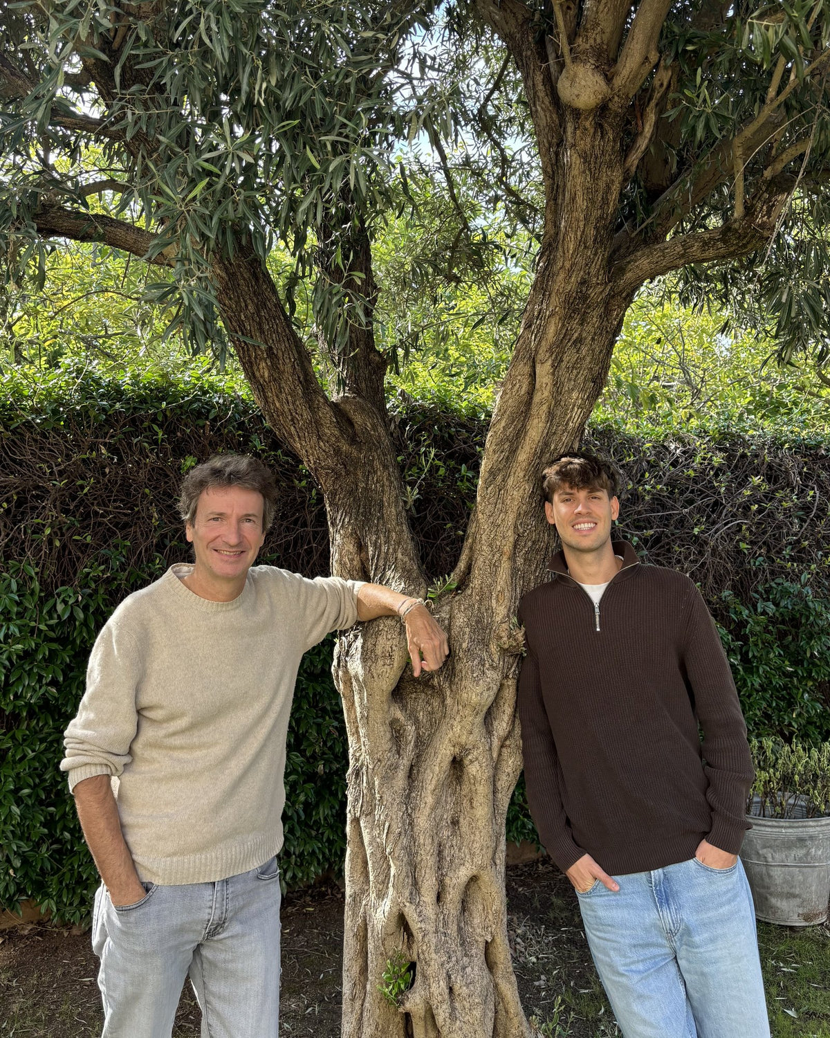 Frederic (padre) y Nico (hijo).
