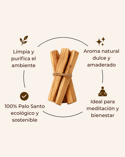 Palo santo sostenible y de comercio justo