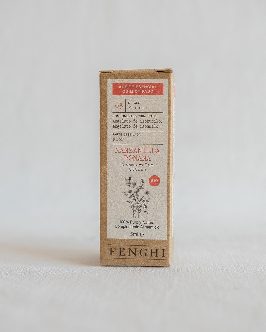 Aceite esencial de manzanilla romana BIO