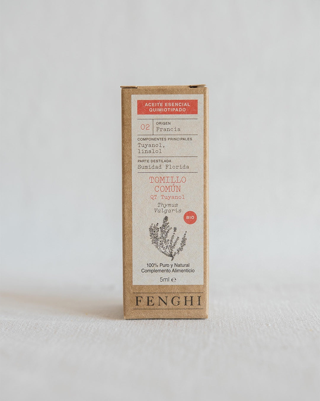 Aceite esencial de tomillo QT tuyanol BIO