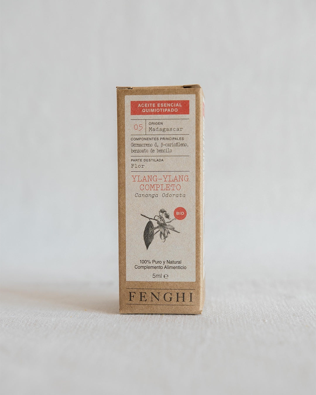 Aceite esencial de ylang-ylang completo BIO